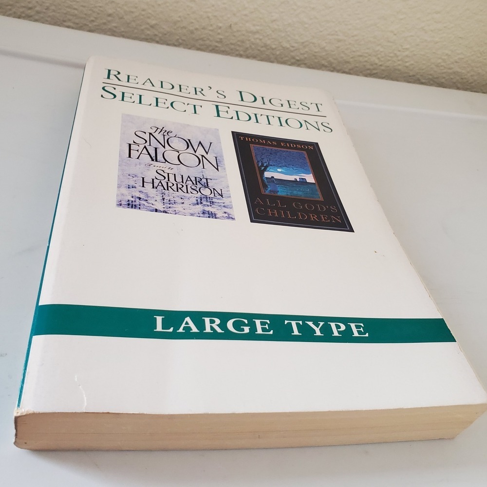 Readers Digest Select Editions Large Type Snow Falcon All Gods Children 2000 - Picture 3 of 10